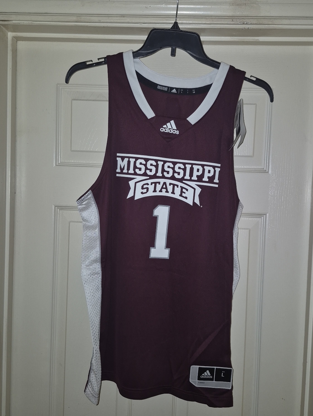 Adidas Mississippi State Bulldogs Basketball Jersey